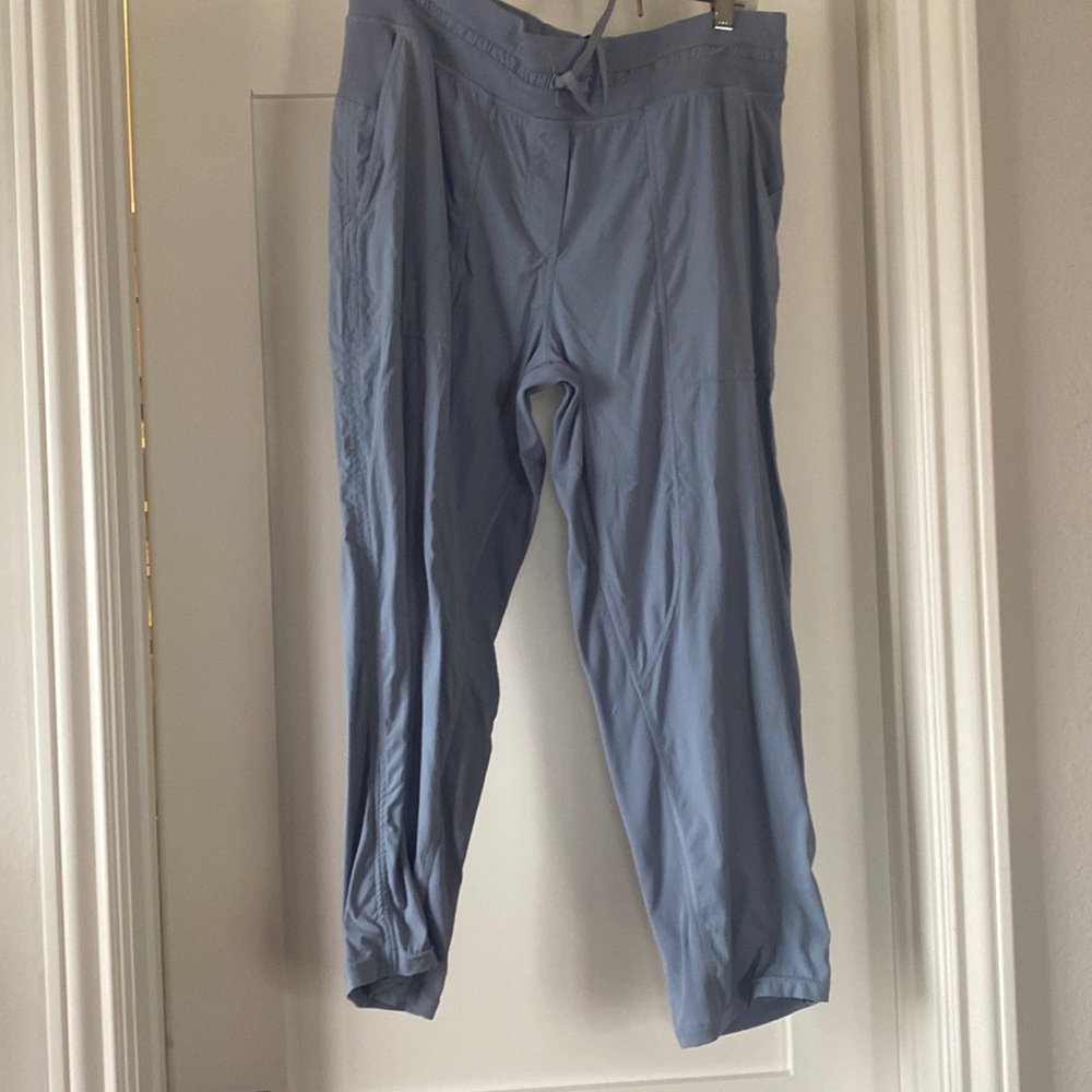 Lululemon athletic pant blue gray size 12